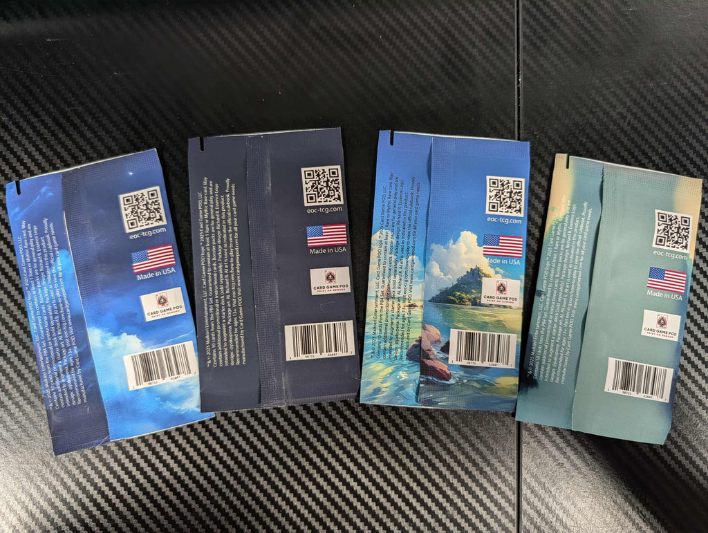 Custom Booster Pack for Card Games - Full Art and Ready to Heat Seal!