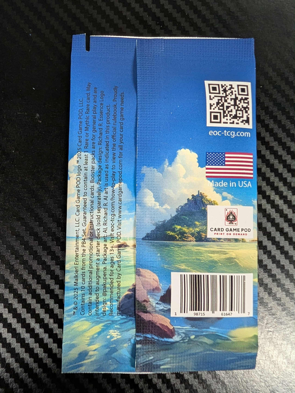 Custom Booster Pack for Card Games - Full Art and Ready to Heat Seal!